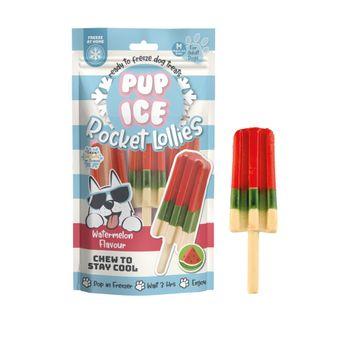 Pup Ice Rocket Lolly Watermelon Dog Treat 2 Pack 90g