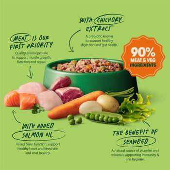 Harringtons Adult Complete Wet Dog Food – Fresh Mixed Recipes with Potato & Veg, 16x400g