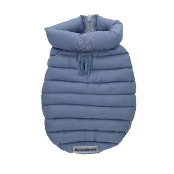 Rufus & Rosie Dog Puffer Jacket Blue L+