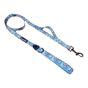 Doodlebone Trendy Tails Control Dog Lead 25mm Blue