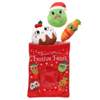 Smart Choice Hide & Seek Plush Festive Feast Dog Toy