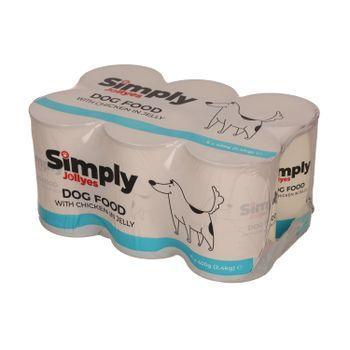 Simply Jollyes Dog Food Loaf with Chicken 6x395g