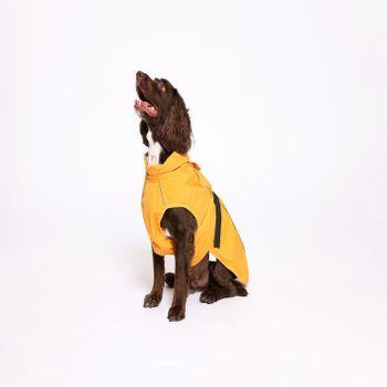 Rufus & Rosie Fleece Lined Mk2 Yellow Dog Jacket, S+