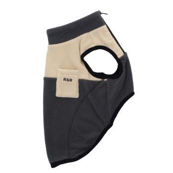 Rufus & Rosie Beige & Grey Explorer Dog Gilet, M+