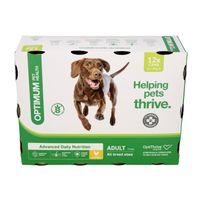 Optimum Pet Health Adult Dog Food Multipack Cans, 12x395g
