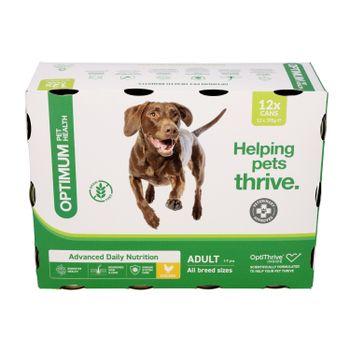 Optimum Pet Health Adult Dog Food Multipack Cans, 12x395g