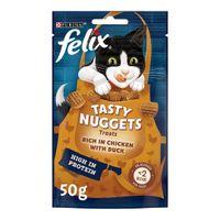 Felix Tasty Nuggets Chicken & Duck Cat Treats 50g