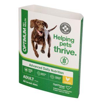 Optimum Pet Health Adult Dog Food Tray, 395g