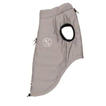 Rufus & Rosie Padded Reflective Dog Coat Grey S Plus