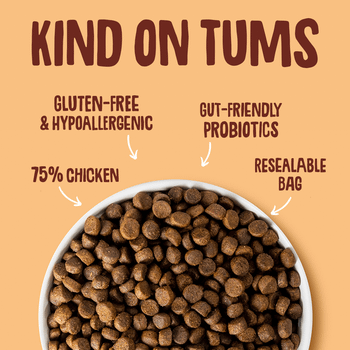 Scrumbles Dry Cat Food for Adult & Seniors Chicken 750g