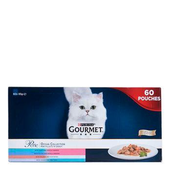 Gourmet Perle Ocean Collection 60x85g Wet Cat Food