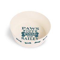 History & Heraldry Personalised 'Bailey' Dog Bowl