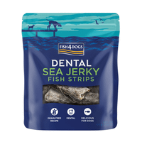 Fish4Dogs Dental Sea Jerky Fish Strips, 115g