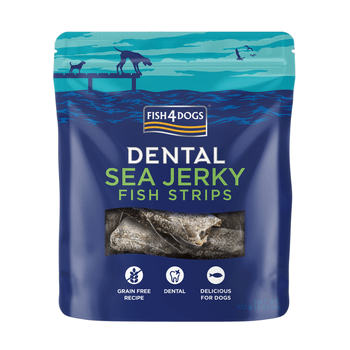 Fish4Dogs Dental Sea Jerky Fish Strips, 115g