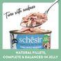Schesir Complete and Balanced Wet Cat Food Tuna with Seabass 85g