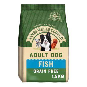 James Wellbeloved Dog Adult Cereal Free Fish Vegetables 1.5kg Dry Dog Food