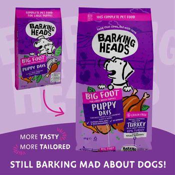 Barking Heads All Hounder Puppy Days Turkey Dry Puppy Food 6kg