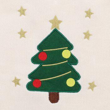 Rufus & Rosie Christmas Tree Dog Jumper Large