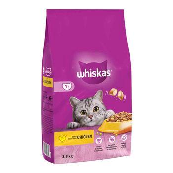 Whiskas 1+ Complete Dry with Chicken Cat Food, 3.8kg