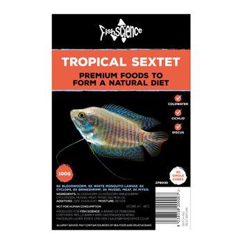 Peregrine Frozen Blister Trop Sextet Reptile Food 100g