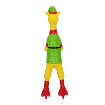 Rufus & Rosie Christmas Latex Chicken Dog Toy Assorted