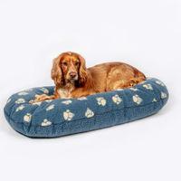 Danish Design Fleece Harbour Paw Quilted Dog Mattress Medium