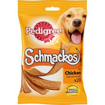 Pedigree Schmackos with Chicken 20 pack Dog Biscuits