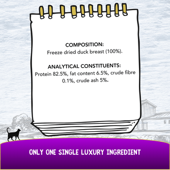 Cookhouse Luxury Cat Treat Duck Breast 10g