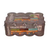 Lifestage Poultry Variety Pack in Gravy Dog Food 12x400g