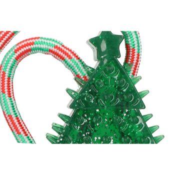 Rufus & Rosie Christmas Rubber Rope Dog Toy Assorted