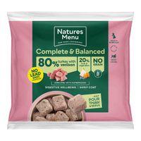 Natures Menu Venison & Turkey Nuggets Raw Dog Food 1kg
