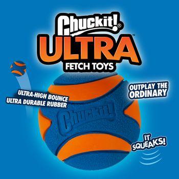 Chuckit! Ultra Squeaker Small Dog Ball Toy 2 Pack