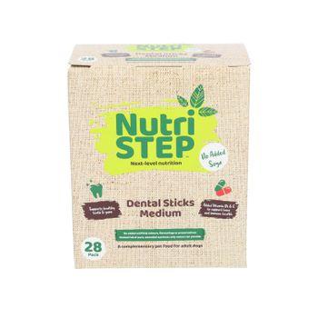 NutriStep Mega Pack Dental Dog Sticks Medium 28 Pack