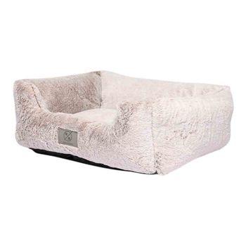 Rufus & Rosie Arctic Plush Fur Pet Bed S/M