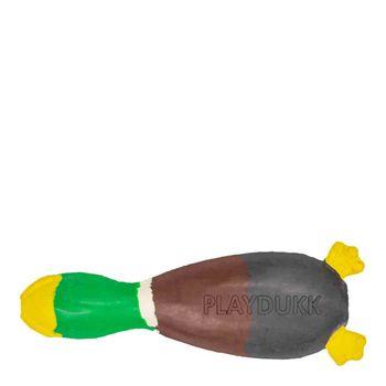 James & Steel Rubber Squeaky Duck Dog Toy
