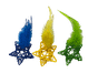Rufus & Rosie Star Feather Cat Teaser Toy