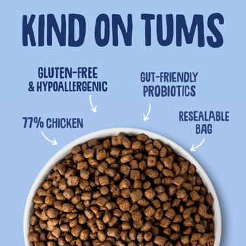 Scrumbles Dry Cat Food for Kitten & Queens Chicken 750g
