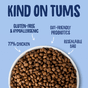 Scrumbles Dry Cat Food for Kitten & Queens Chicken 750g