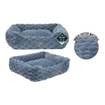 World of Pet Textured Square Pet Bed Small