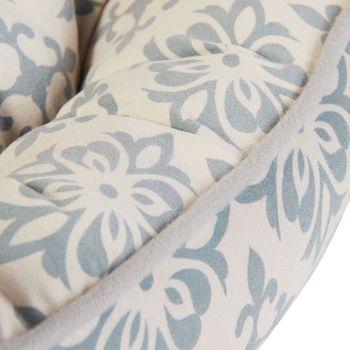 Dream Paws Scalloped Dog Bed Grey Medium