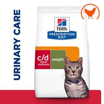 Hill'S Prescription Diet C/D Multicare Stress + Metabolic Dry Cat Food With Chicken 3kg