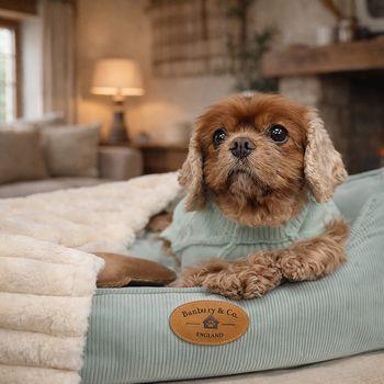Banbury & Co Rural Retreats Seafoam Corduroy Box Bed Small