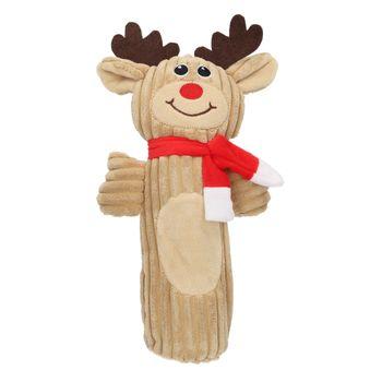 Rufus & Rosie Christmas Bottle Plush Dog Toy