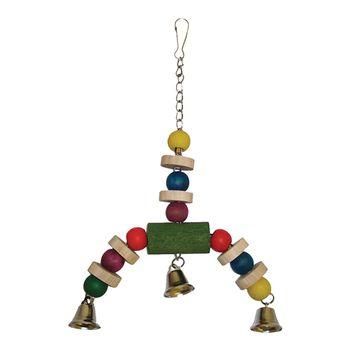 Happy Pet Jingler Wood Bird Toy 