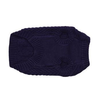 Rufus & Rosie Sleeveless Dog Jumper Navy Medium