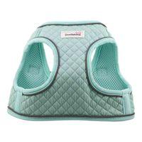 Doodlebone Snappy Mint Quilt Dog Harness 3