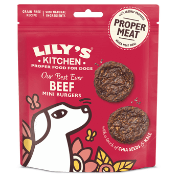 Lilys Kitchen Dog Treats The Best Ever Beef Mini Burgers 70g
