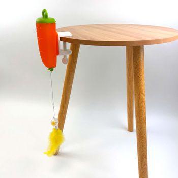 Tabby Patch Carrot Cat Treat Dispenser