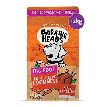 Barking Heads Large Breed Bowl Lickin Chicken Dog Food 12kg