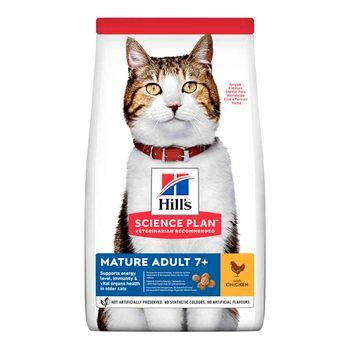 Hill's Science Plan Mature Adult Dry Cat Food Chicken Flavour 1.5kg 
